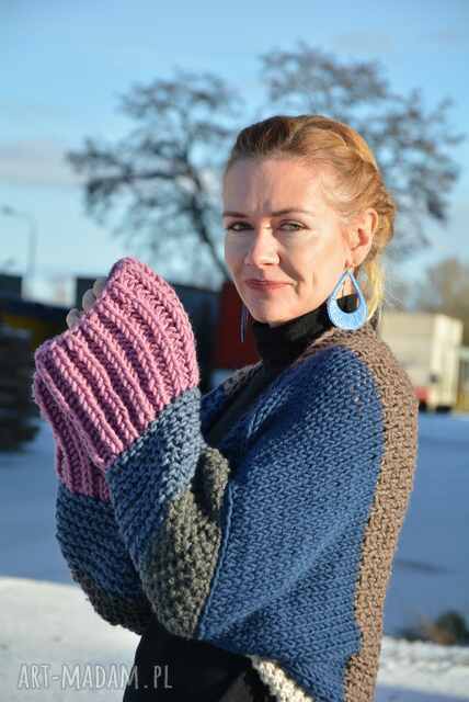 Sweter handmade oversize