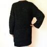 Sweter kardigan elegancki handmade robiony na drutach recznie swetry