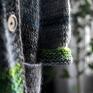 The Wool Art intrygujące sweter multikolorowy swetry wełniany