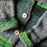 swetry na drutach multikolorowy sweter na prezent wełniany