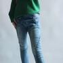 damski oversize green - puszysty sweter swetry z dzianiny