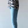 na prezent sweter damski oversize zebra