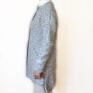 Prosty, elegancki sweter handmade, robiony na drutach /1/ rękodzieło