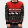 pomysł na prezenty sweter świąteczny choinka. Typ unisex roz. S, M, L, XL swieta renifer