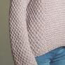 alpaka swetry pudrowy różowy z sweter