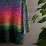 swetry: Multikolorowy Anguria modny sweter