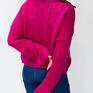 sweter z-moheru moherowy, oversizeowy z moheru w kolorze
