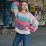 Sweter handmade swetry kolorowy
