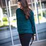 oversize - ręcznie robiony luzny sweter handmade