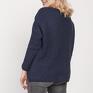 Asymetryczny sweterek, SWE191 jeans MKM sweter