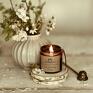 aromaterapia świeca sojowa zapachowa, w szkle szałwia z nutą trawy świeczniki dla niej dzieńmatki