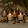 Zestaw świec sojowych o korzenno zimowym zapachu na prezent świeca sojowa zapachowa aromaterapia dla niej