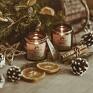 Make Light Art świeczniki świeca sojowa zapachowa zestaw świec sojowych o korzenno zimowym zapachu rękodzieło handmade aromaterapia dla niej