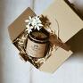 świeczniki: Świeca sojowa, zapachowa w szkle Palmaroza - Handmade brązowe aromaterapia dla niej