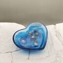 Serce Oceanu - pojemnik / świecznik dekoracyjny z żywicy epoksydowej