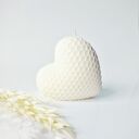 Świeca sojowa Honey heart - duże