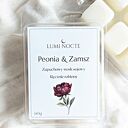 Zapachowy wosk sojowy do kominka Peonia i Zamsz 60 g