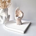 Świecznik tealight - dłoń gold