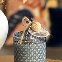 Świeca w szkle No. 8 niebieska