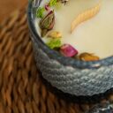 Świeca w szkle No. 8 niebieska