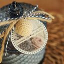 Świeca w szkle No. 8 niebieska