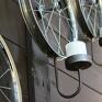 Świecznik z koła rowerowego bike design