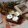 świeczniki podgrzewacze (tealighty) o jesiennym zapachu sojowa świece