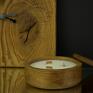 w zapachowa w drewnie dębowym 380ml świeca z drewnianym knote
