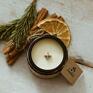 Make Light Art Zestaw świec sojowych o korzenno zimowym zapachu na prezent aromaterapia dla niej świeca sojowa zapachowa