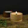 Sojowa, zapachowa świeca w drewnie klonowym - drewniany knot świeczniki