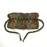 Barska szaliki: otulacz - ocieplacz ażurowy w jesiennych barwach wiązany wiązanka
