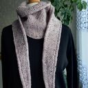 Szaliczek Sofia ręcznie robiony na drutach