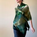 Szal z wełny merino w kolorach natury