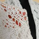 Biały szal z jedwabiem i kaszmirem