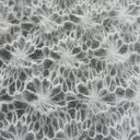 Biały szal z alpaką