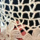 Szal mgiełka z kwiatami