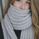 Szal, Komin zimowy 180 x 25