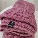 Szeroki ciepły szal z wełny 160x40cm