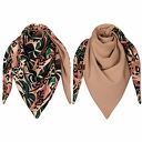 Chusta ciepła duża dwustronna kolorowa