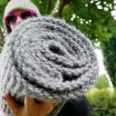 wełniany szal BIG ALPAKA - 35x190CM