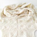 Chusta w liście z wełny alpakai ręcznie robiona