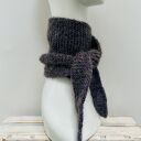 Mały ciepły skandynawski szalik Sophie apaszka alpaka i jedwab