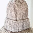 Zestaw czapka plus szalik miękka i ciepła wełna ozdobne frędzle handmade ręczna robota