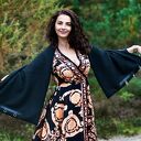 Czarny szal, chusta z zapinkami, ciepły komin, elegancki szalik