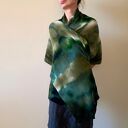 Szal z wełny merino w kolorach natury