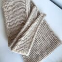 Wełniany szal 100% Merino plus moher i jedwab MIRA chusta Nitkowe Love 50/56 jasny beż