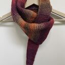 Ręcznie robiony duży ciepły miękki szalik komin Sophie vegan