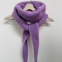 Duży ręcznie robiony ciepły szalik komin otulacz Sophie z wełną merino