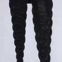 Szalik - czarna zamotka