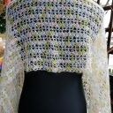 Długi pastelowy szal mgiełka